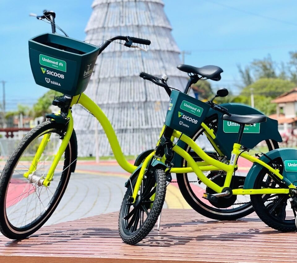 Sistema de bikes compartilhadas começa a funcionar na Serra